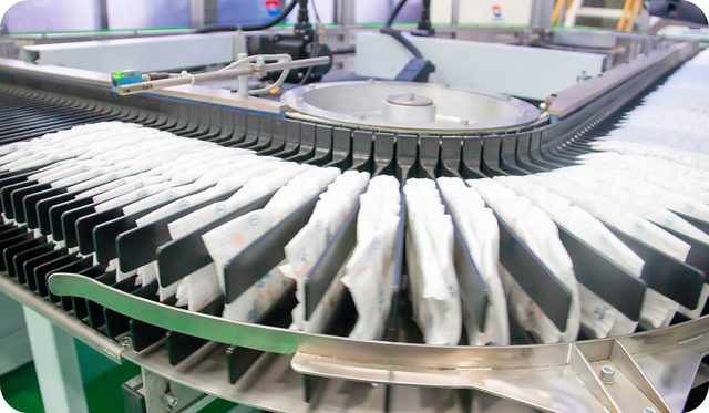 Ligne de production de couches