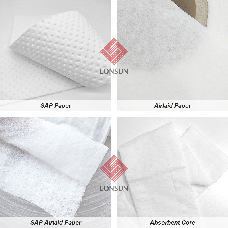 Papier de sève ultra fin et hautement absorbant pour serviettes hygiéniques