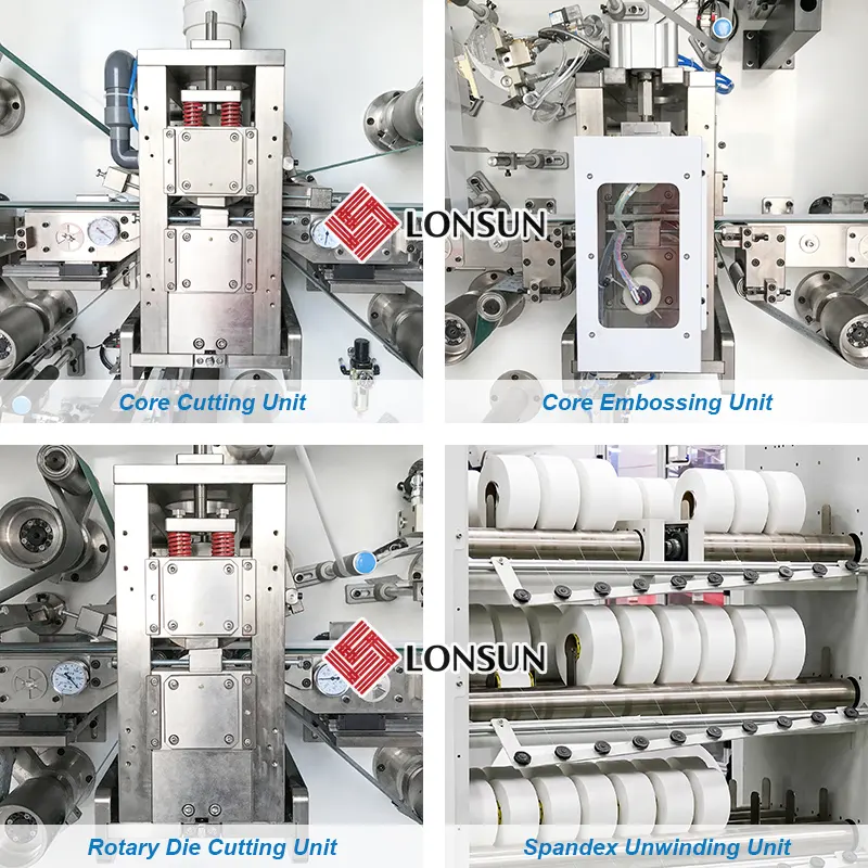 Machine de fabrication de couches pour adultes, qualité supérieure, stable, ligne de production de couches pour incontinence entièrement automatique à grande vitesse